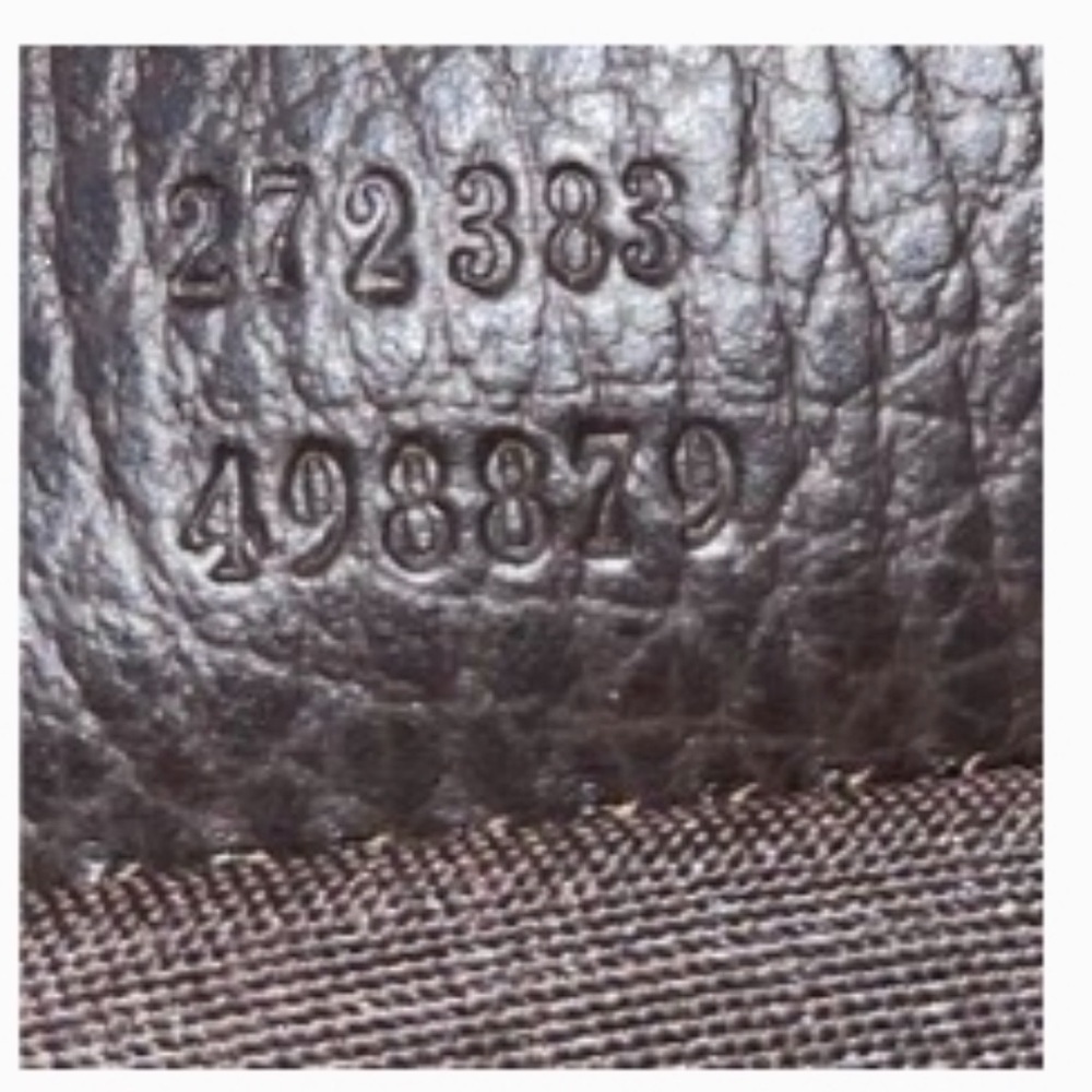 Gucci Dark Brown Shoulder Bag with Gold Chain - Picture 2 of 2